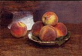 Henri Fantin-Latour Bowl of Peaches painting